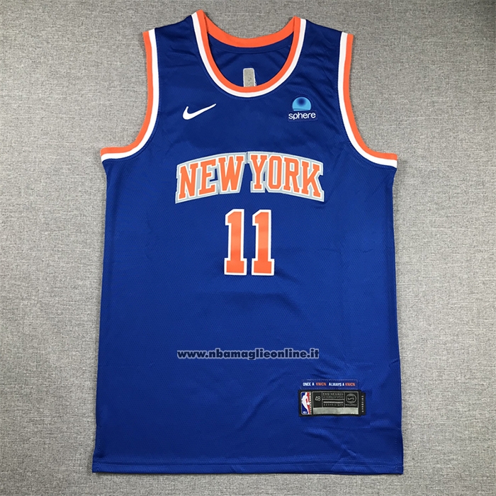 Maglia New York Knicks Jalen Brunson #11 Icon 2022-23 Blu